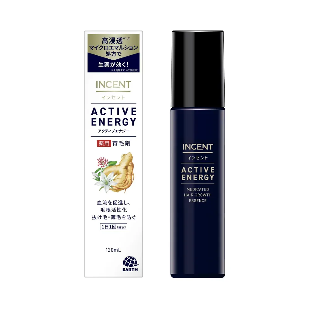 インセント アクティブエナジー 120ml 男性用 育毛剤 バスクリン【医薬部外品】