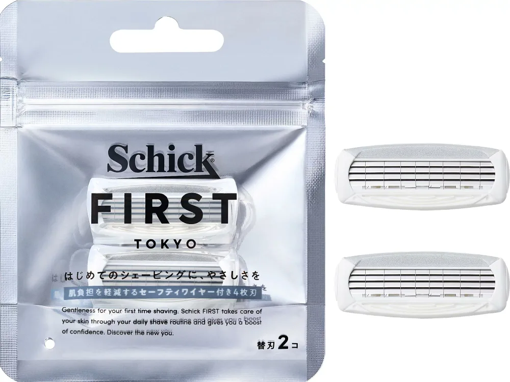 Schick(シック) シックファースト シェービング 替刃(2コ入) 髭剃り カミソリ