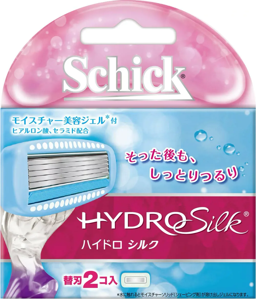 シック Schick ハイドロシルク 替刃 (2コ入) 女性用 カミソリ