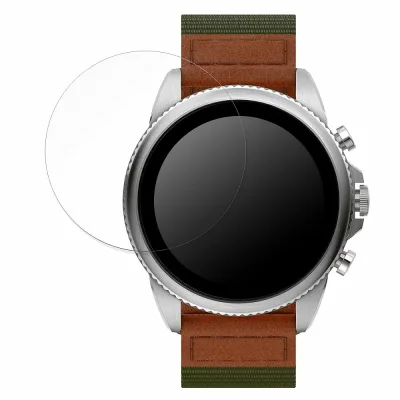 【お買い物マラソンポイント2倍】 保護フィルム FOSSIL FTW4068 向けの ブルーライトカット フィルム 曲面対応 【光沢仕様】 日本製