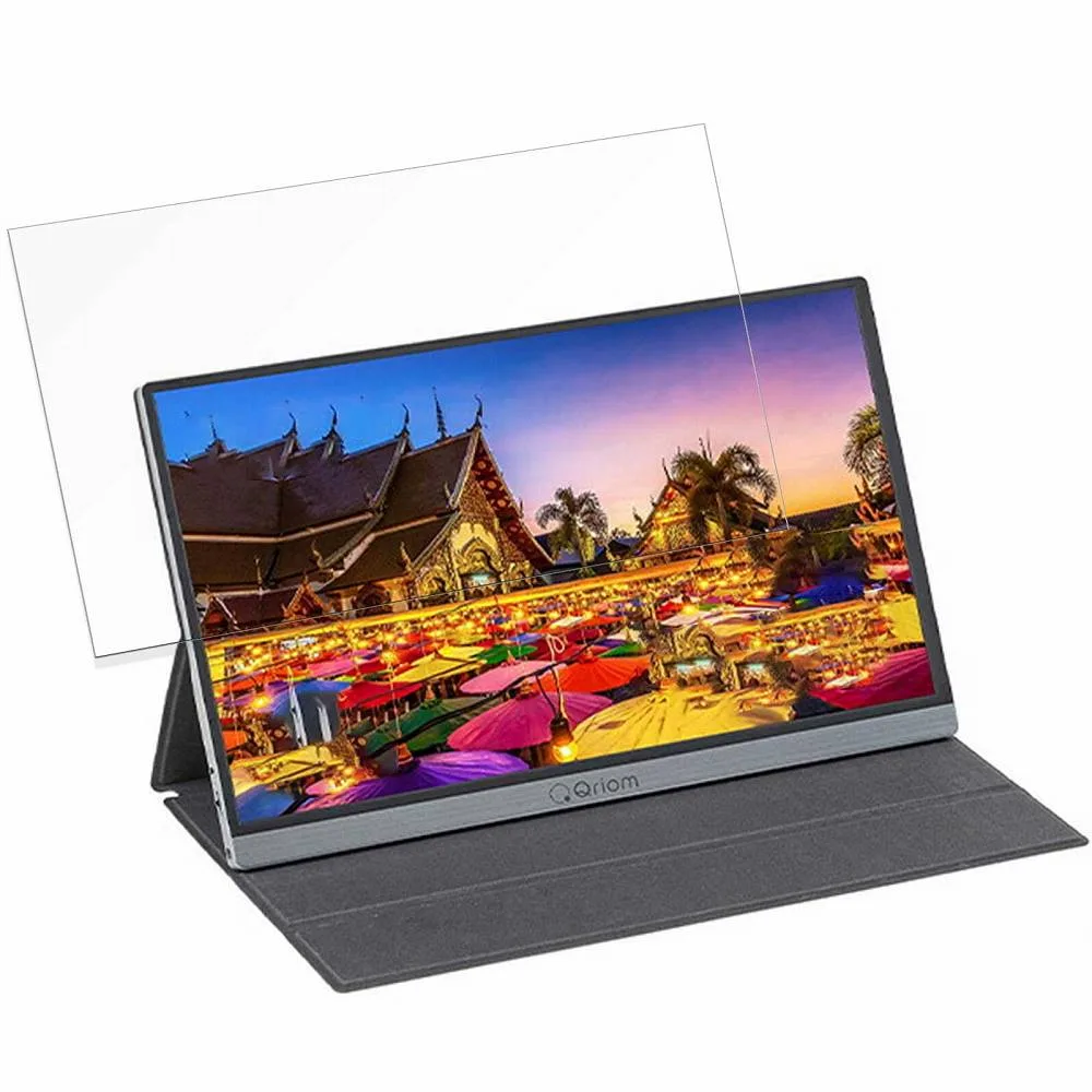 YAMAZEN QMM-156R 向けの 15.6インチ 16:9 ブルーライトカット フィルム 液晶保護フィルム 【反射低減】