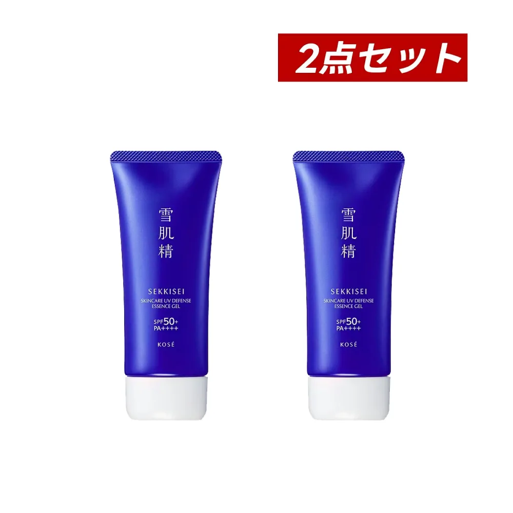 【マラソン期間中ポイント5倍!】【即納】【国内正規品・まとめ買い・メール便発送・送料無料】KOSE コーセー 雪肌精 スキンケア UV エッセンス ジェル 90g ×2個セット 日焼け止め【4971710573671-2】