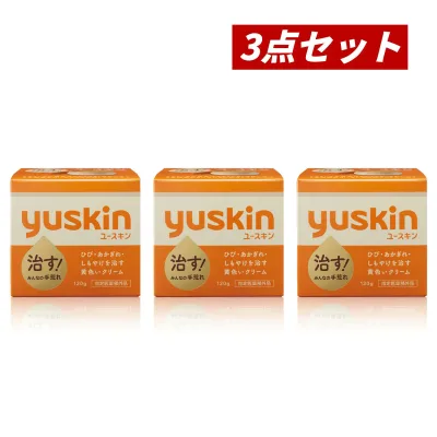 【マラソン期間中ポイント5倍!】【即納】【国内正規品・まとめ買い・送料無料】yuskin ユースキン 120g × 3個セット ハンドクリーム 手荒れ 高保湿 ボトルタイプ【4987353190311-3】