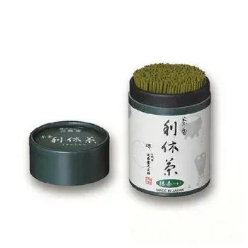 奥野晴明堂 利休茶(抹茶の香り) ミニ円筒型【送料無料】