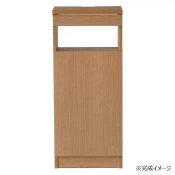 日本製組立家具 FAX台40型 ルーター収納 ナチュラル【送料無料】