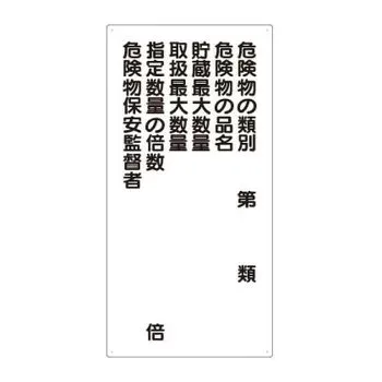 \エントリーでP5倍!マラソン期間限定!/ユニット 危険物標識 危険物の類別 830-19【送料無料】