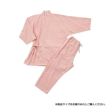 KADONO SARASHI SOME 和晒 ガーゼパジャマ 纏 Matoi ドビー織 ピンク Mサイズ【送料無料】