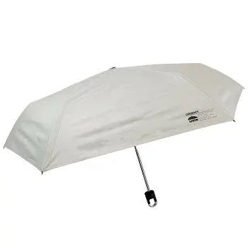 \エントリーでP5倍!マラソン期間限定!/アテイン 傘 晴雨兼用ミニ カラビナ手元 UNiB55cm オフ白 6759【送料無料】
