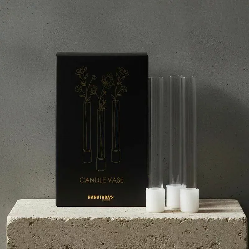 キャンドルベース 3個セット HANATABA Candle Vase 3-Pack 北欧雑貨