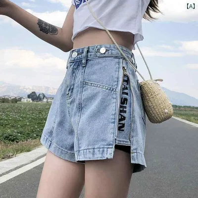 夏 牛仔パンツ 女性用 ワイドレッグ 高腰 ライトブルー ブラックグレー 通勤 普段使い 気質 綿素材 軽量 伸縮性 百搭 スリム効果 ショート丈 ロング丈 ボタン デザイン 都市スタイル コットン95%以上