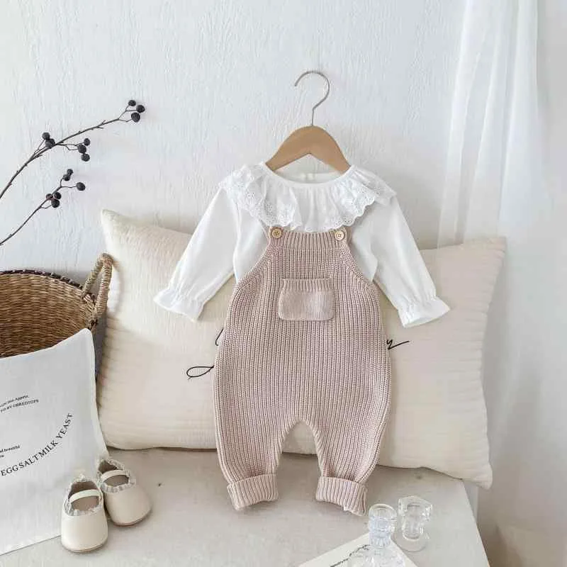 ベビー服 女の子 ワンピース 秋 春秋 ニット ケーブルニット 縄編み 長袖 幼児 洋風 おしゃれ かわいい 66cm 73cm 80cm 90cm 100cm 綿95% 伸縮性あり