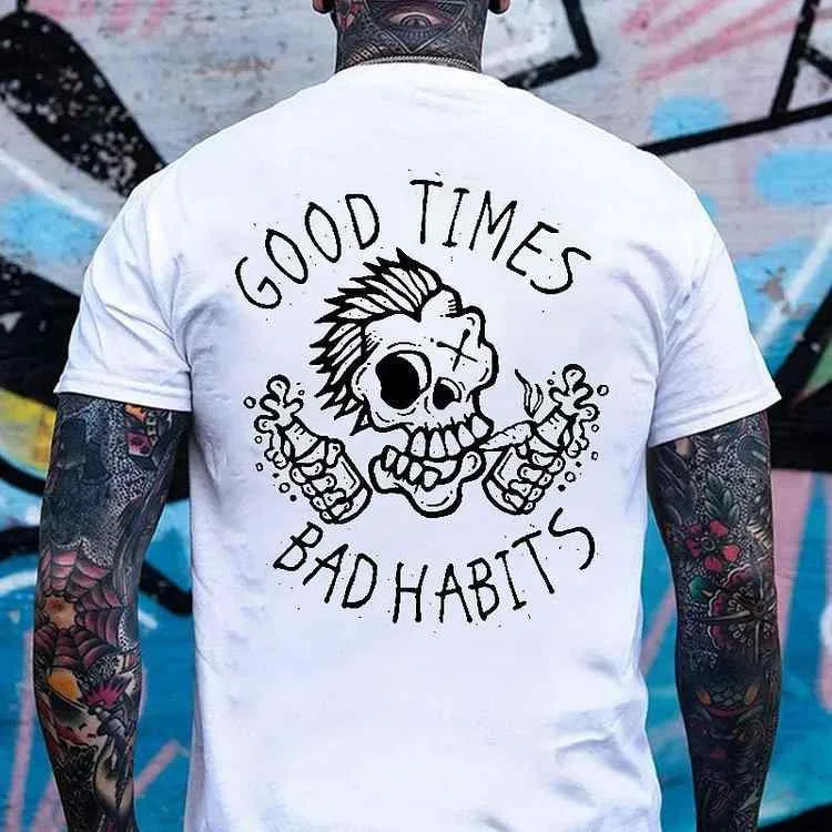Tシャツ メンズ 半袖 カットソー スカル柄 ドクロ 3Dプリント 綿 トップス スポーツ アウトドア カジュアル おしゃれ
