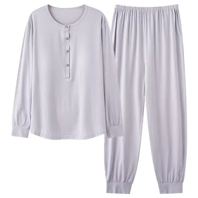 ルームウェア レディース セットアップ モダール パジャマ 長袖 授乳服 春夏 授乳用 部屋着 マタニティウェア 胸パッド付き