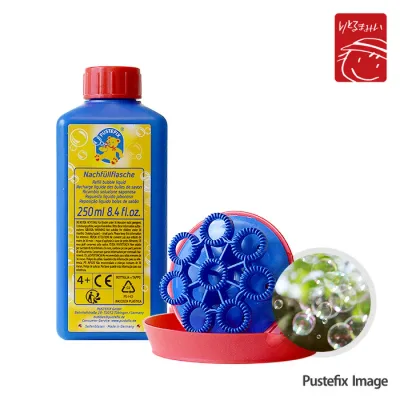 【PUSTEFIX:プステフィックス】【水遊び&しゃぼん玉】トランペットシャボン玉シャワーにも♪ドイツの壊れにくく安全なしゃぼん玉(シャボン玉)