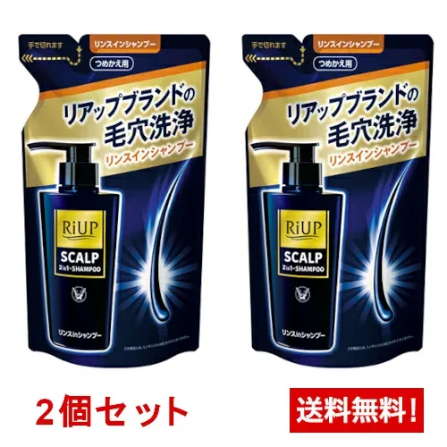 大正製薬 リアップスムースリンスインシャンプーつめかえ用2個セット(350mL×2)