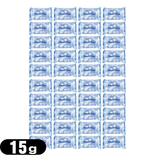 (ホテルアメニティ)(個包装)業務用 クロバーコーポレーション ビューティーソープ(Beauty Soap) 15g×40個セット(最強翌日配送)(ネコポス)(送料無料)