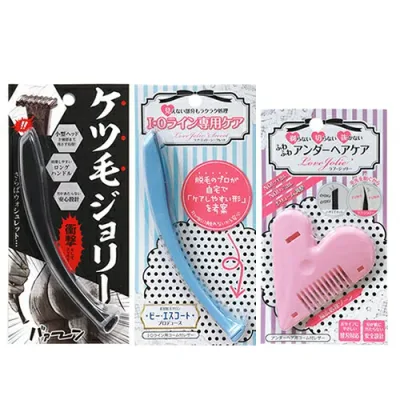 ◆(デリケートゾーンケア3点セット)アンダーヘア用 ケツ毛ジョリー + ラブ・ジョリー(Love Jolie) + I・Oライン専用カミソリ ラブ・ジョリー シークレット (Love Jolie Secret) フルセット【mail】(ネコポス)(送料無料)