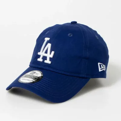 ニューエラ NEW ERA Newera キャップ 9TWENTY 野球チーム 920 ヤンキース ドジャース LA ベースボール NYY 柔らか クロスストラップ 調節可 帽子 NEWERA 9TWENTY (LAブルー)