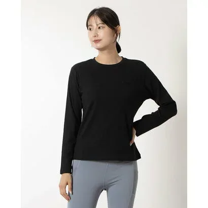 プーマ PUMA レディース 長袖Tシャツ ESS ELEVATED LS リブ Tシャツ_ 684198 (プーマ ブラック)