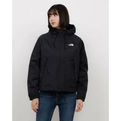 ザ・ノース・フェイス THE NORTH FACE W ANTORA RAIN HOODIE (ブラック)