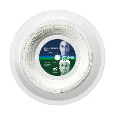 ヨネックス YONEX Yonex ヨネックス テニス ポリツアーレブ 120 200M 8角形 スピン モノフィラメント 強 (ホワイト)