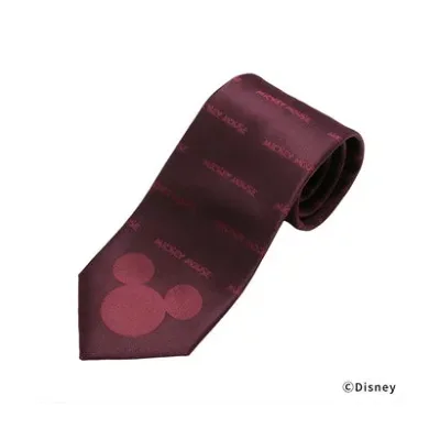 トーキョーシャツ TOKYO SHIRTS 【ディズニー】 ネクタイ ビジネス フォーマル (エンジ)