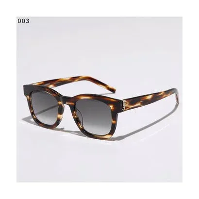 サンローラン SAINT LAURENT SAINT LAURENT サングラス SL M124 ウェリントン型 (003/HAVANA-HAVANA-GREY)