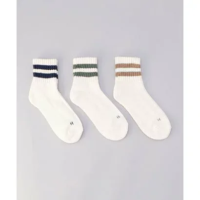 Healthknit (ヘルスニット)2ラインソックス【3足セット】