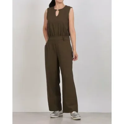 リナシメント RINASCIMENTO Rプレートネックスリットオールインワン (Militare Verde)