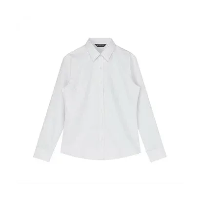 トーキョーシャツ TOKYO SHIRTS 【透け防止】 レギュラー 長袖 形態安定 レディースシャツ (グレー)