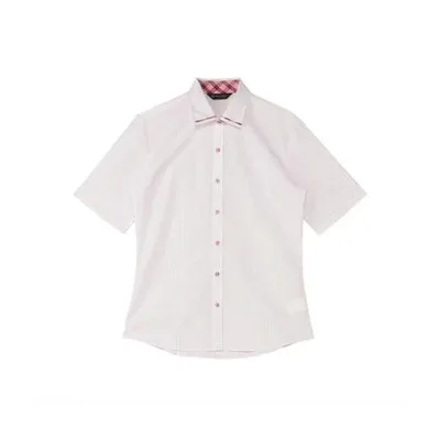 トーキョーシャツ TOKYO SHIRTS 【吸水速乾】 ワイド 五分袖 形態安定 レディースシャツ (ピンク)
