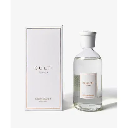 クルティ CULTI クルティ CULTI WHITE LABEL ホワイトレーベル ディフューザー リードディフューザー 500mL アラマーラ マーレミネラーレ テ テシュート (メディテラネア)【交換・返品不可】