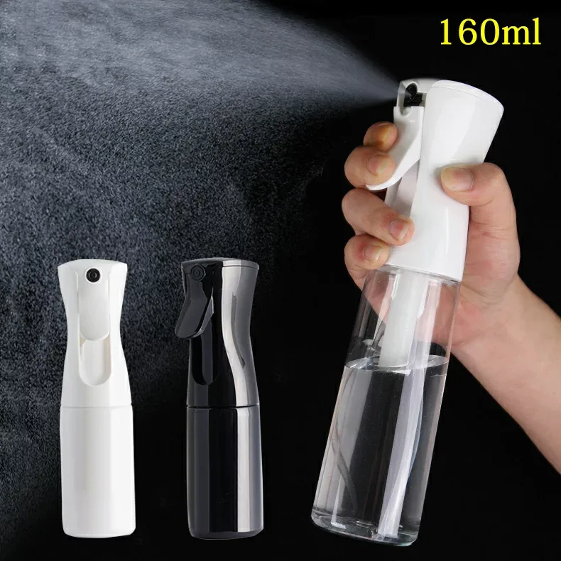 スプレーボトル アルコール対応 霧吹き 160ml 詰替容器 詰替ボトル 細かい霧 スプレー容器 連続ミスト コスメ用 詰替え容器 会社用/家庭用/美髪用 一個のみ