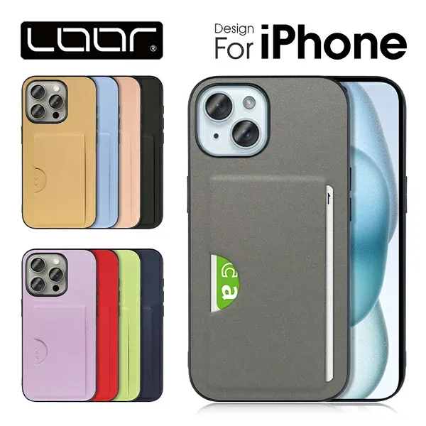LOOF SKIN-SLIM-SLOT iPhone 18 Pro Max iPhone17e iPhone17 ケース iPhone16e iPhone 15 16 14 13 12 11 SE3 SE2 Air 17Pro 17ProMax 16Pro 16ProMax 16Plus 15Pro 15ProMax ケース カバー カード収納 背面ケース 軽量 スリム カードポケット