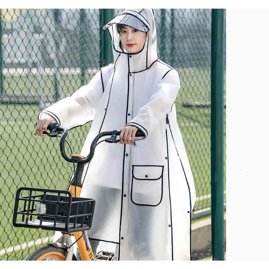 カッパ レインコート 雨合羽 レインウェア レインポンチョ レイングッズ 雨具 自転車用レインコート ロング ポンチョ レディース 袖あり