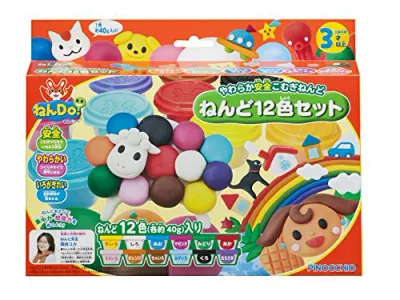 ねんDo! ねんど12色セット (リニューアル)
