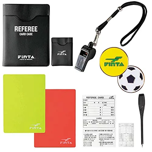 FINTA フィンタ サッカー フットサル レフェリー スターターセットB FT5990 レフリー 審判 レフリー用品 レフリー小物
