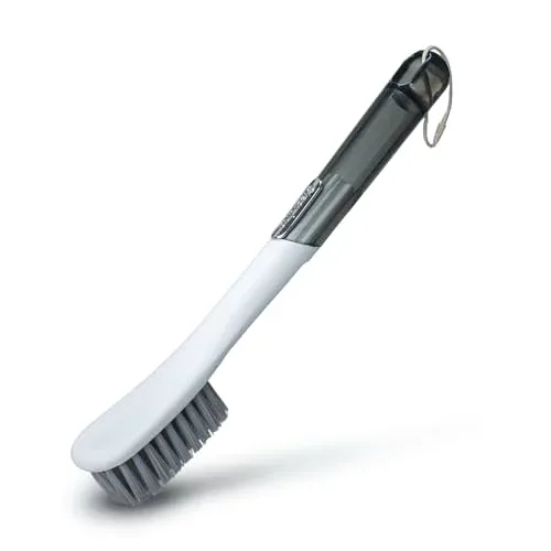 KOME シューズブラシ 靴洗いブラシ 柔らかPPメッシュ クリーニング用品 キッチン すきま 隙間掃除 抗菌ハンドル (隙間)
