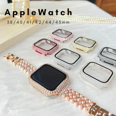 【送料無料】アップルウォッチ カバー キラキラ apple watch カバー アップルウォッチケース 耐衝撃 PC 42mm 46mm 45mm 41mm 40mm 38mm 44mm Series