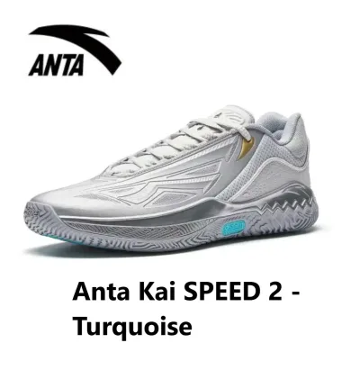 Anta Kai SPEED 2 - Turquoise アンタカイ スピード2 - ターコイズ メンズ キッズ バッシュ スニーカー バスケット トレンド インスタ