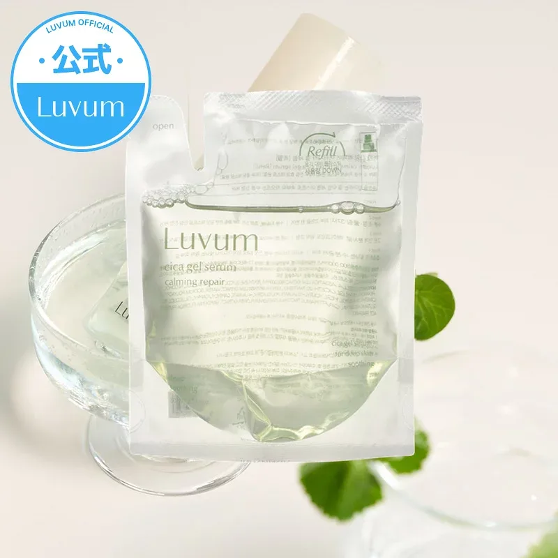 【公式】Luvum 【リフィル】リアルカーミングペア若葉のシカゲルセラム CICA シカ スプレー シカパック CICAパック 化粧水 美容液 カーミング ラビューム 韓国コスメ 韓国 保湿 鎮静 クーリング ミスト 光彩肌 ジェルミスト