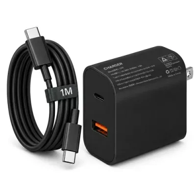 タイプc 充電器 USB Type-C 充電器 PD20W急速充電対応 USB-A & Type-C コンセント式電源アダプター 2ポート搭載 iPhone 18air/pro max/17/16/15/14/13/SE3 iPad、Android/タブレット