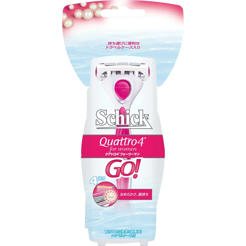 Schick シッククアトロ4 フォーウーマン ホルダー 替刃1個付 1セット 脱毛 シェービング 女性用シェーバー