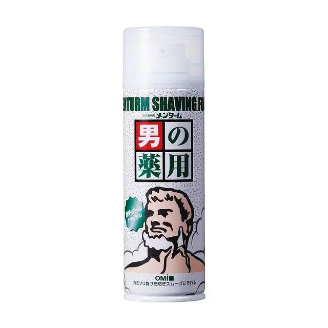 メンターム 薬用シェービングフォーム ナチュラル 200g 髭剃り ひげそり シェービング スキンケア