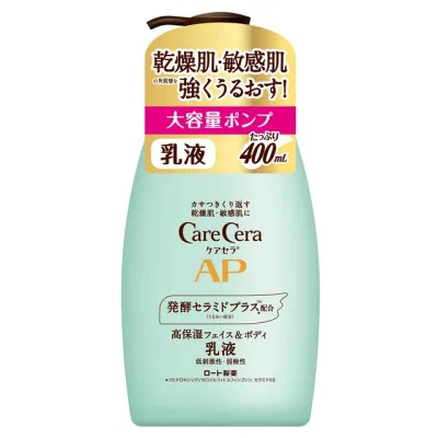 ケアセラ APフェイス&ボディ乳液 大容量 400ml 乾燥肌 敏感肌 肌 ボディケア 乳液 全身 潤い 乾燥