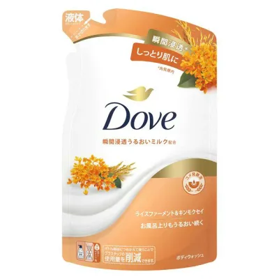 ダヴ ボディウォッシュ ライスファーメント&キンモクセイ つめかえ用 330g 瞬間浸透 しっとり肌 コメ発酵液 保湿 詰替え