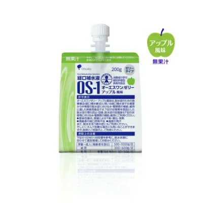 オーエスワン ゼリー アップル風味 200g 水 ソフトドリンク ゼリー飲料