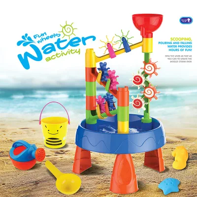 レインシャワー ウォーター テーブル 水遊び テーブル 水遊び ウォーターテーブル 幼児用サンド 砂遊び おもちゃ ビーチ 砂遊びセット 室内砂場 水遊び 子供 夏 おままごと おもちゃ 知育玩具 テーブル遊戯台 可愛い ビーチ玩具 プレゼント
