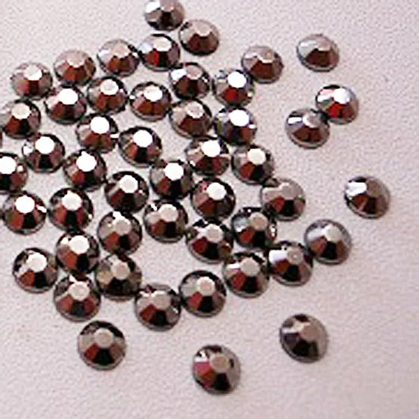 【メール便OK】円型アクリルストーン シルバー 4mm 20粒