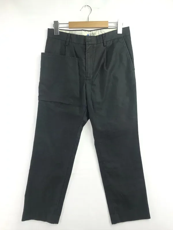【中古品】【メンズ】 GDC ジーディーシー ASYMMETRY SLACKS BLACK M28008 アシンメトリー スラックス ボトムス 151-260904-rt-14-tagh サイズ:M カラー:ブラック 万代Net店
